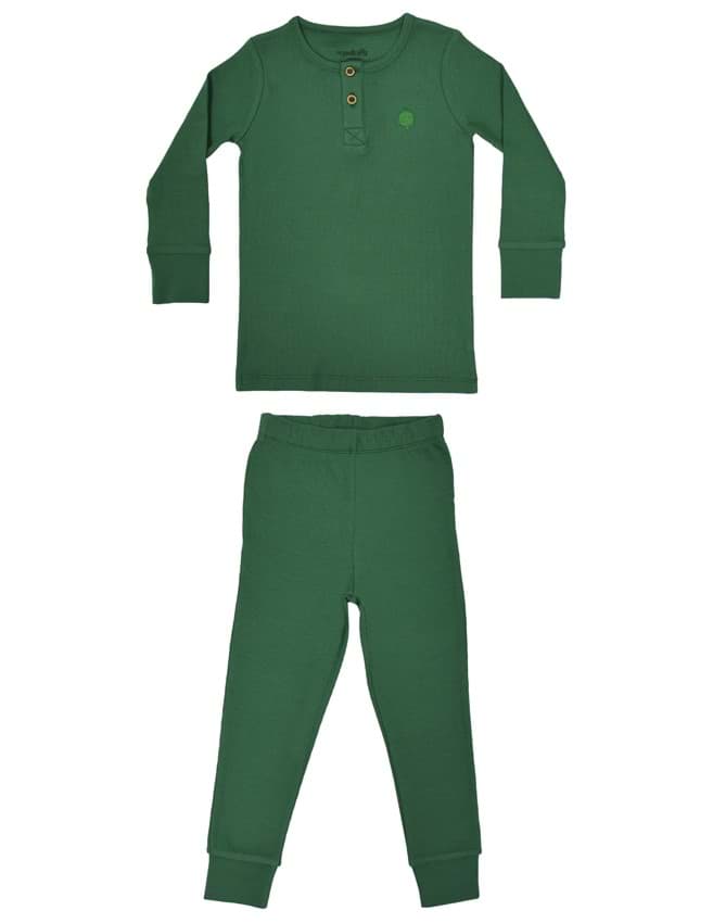 Cosy Erkek Çocuk Yeşil Kaşkorse Pijama Takımı resmi